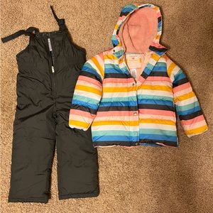 Carter’s Girl’s Snow Bib and Jacket